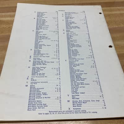 Ludwig 1978 Suggested Retail Price List image 3