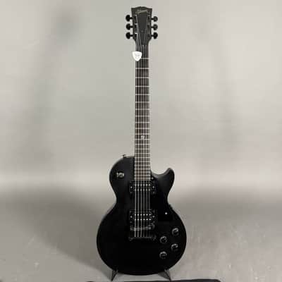 2000 Gibson Les Paul GOTHIC Studio Black in Browncase image 2