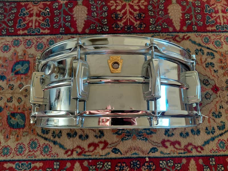 Vintage 1968 Ludwig No. 400 Supraphonic 5x14" Snare Drum image 1