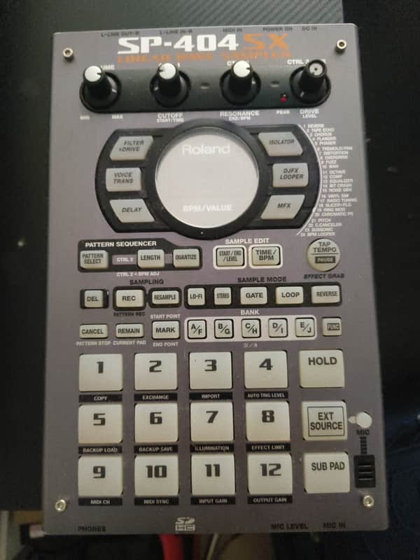 Roland SP-404SX Linear Wave Sampler 2009 - 2017 - Black image 1