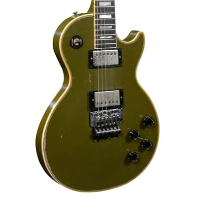 Gibson Custom Les Paul Axcess Custom Floyd Rose - Murphy Lab Heavy Aged Olive Drab image 5