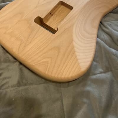 Unfinished Two Piece Alder Strat Body image 4