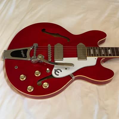 Immagine 2014 Epiphone Casino with Bigsby Vibrato - Cherry - Free Pro Setup - 2
