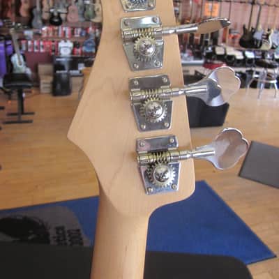 J. Reynold 4-String Electric Bass - Red/White image 6