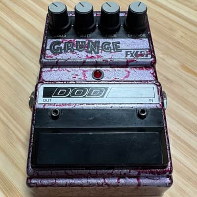 DOD FX69 Grunge Distortion Pedal • Vintage USA Made • Purple Crackle • Fully Working image 2