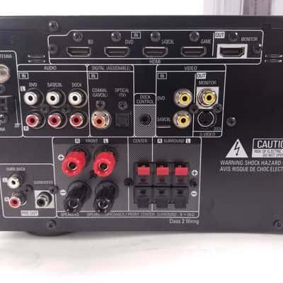 Denon avr-1312 black with remote + manual + subwoofer image 4