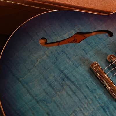 2023 Gibson ES-335 Semi-Hollow Electric Guitar Figured Blueberry Burst + OHSC image 4