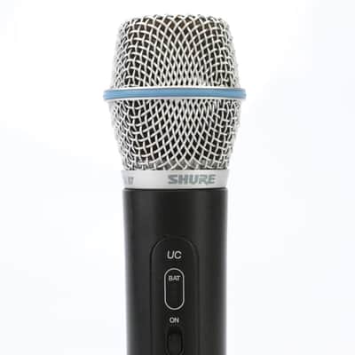 Shure UC2-UA w/ Beta 87 Capsule Wireless Microphone w/ UC4-UA