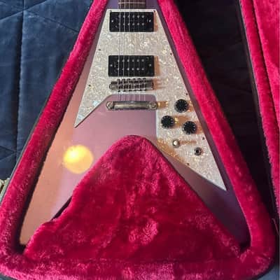 2023 Epiphone Kirk Hammett '79 Flying V - Purple Metallic image 1