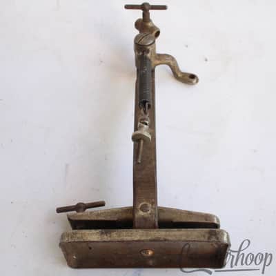 *Leedy Bass Drum Pedal Hoop-Mount Single-Spring Post Nickel Antique Vintage 20s* image 2
