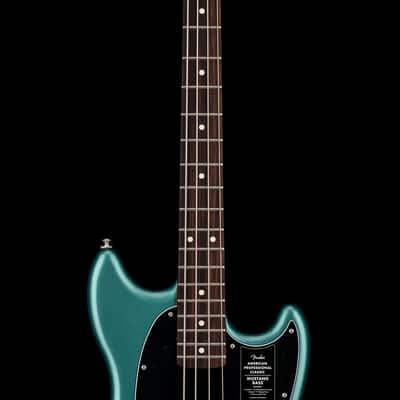 Fender American Professional Classic Mustang Bass - Faded Sherwood Green Metallic #69301 image 5