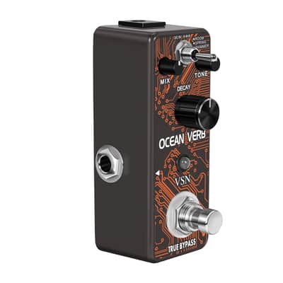 VSN LEF-3800 Digital Reverb Pedal Guitar Ocean Verb Pedal Room Spring Shimmer 3 Modes Wide Range With Storage Of Timbre Pedal--Shipped from Irvine Warehouse in California by USPS image 5