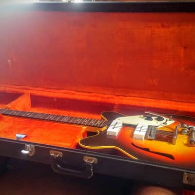 Micro-Frets Spacetone Custom Model 1970 Sunburst image 3