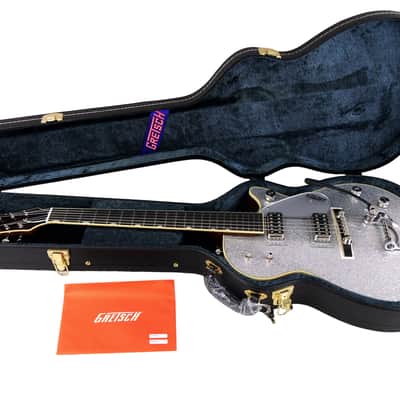 Gretsch G6129T-59 Vintage Select '59 Silver Jet with Bigsby 2025 - Silver Sparkle image 14