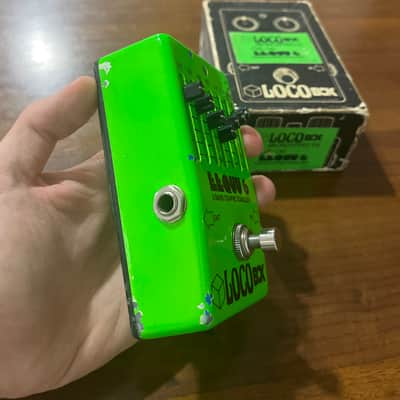 Locobox Micro Effects Ge-06 6 Band Graphic Equalizer Fine anni '70 - Verde Acceso image 4
