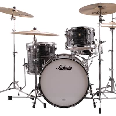 Ludwig *Pre-Order* Classic Maple Vintage Black Oyster 20x16, 12x8, 13x9, 14x14, 16x16 Shells Drums Custom Special Order Authorized Dealer image 2
