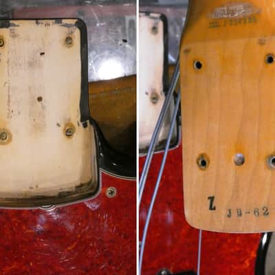 FENDER Jazz Bass JB'62-FL Fretless without inlays 1989 - 3TS Sunburst - Japan Import image 9