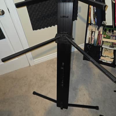 Ultimate Support Apex AX48-BP Two-Tier Keyboard Stand 2005-2006 - Black image 7
