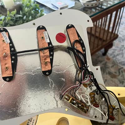 2011 Fender Stratocaster Malmsteen loaded body all original vintage white image 6