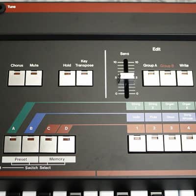 1980's Rare Japan Vintage analog polyphonic synthesizer Roland JX-3P w/PG-200 Programer Original Hardcase image 4