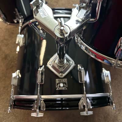 TAMA IMPERIALSTAR FOUR PIECE SHELL PACK - BLACK / WHITE image 14