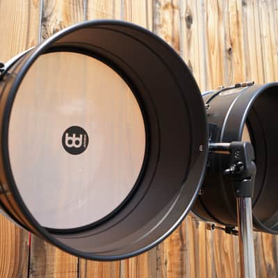 Meinl Percussion AV1BK Artist Series Amadito Valdes Steel 14" & 15" Timbales w/ Stand image 15