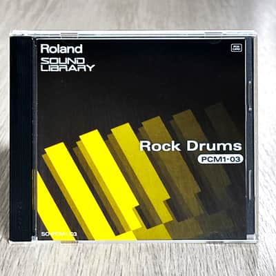 Roland JV + JD Series // Waveform Data ROM Card // SO-PCM1-03 Rock Drums // Boxed