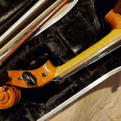 Lewis Model 100 sized 4/4 violin. Germany, Very Good Condition, w/ Case & Bow image 10