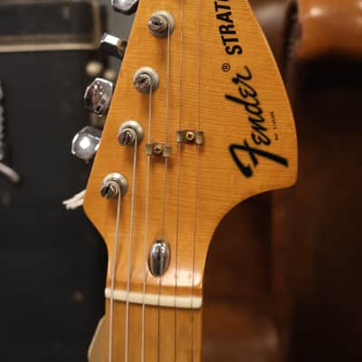 Fender 1973 Stratocaster Black Refin OHSC image 3