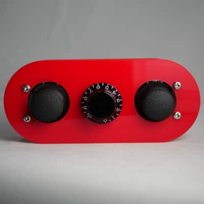 Red Acrylic Midi Controller with 2 Joysticks 2 Note Buttons and 1 Potentiometer Knob image 2