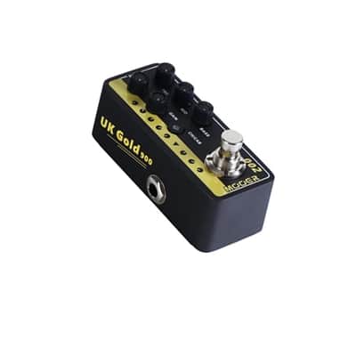 Mooer 002 UK Gold 900 Micro Preamp 2010s - Grey/Yellow image 2