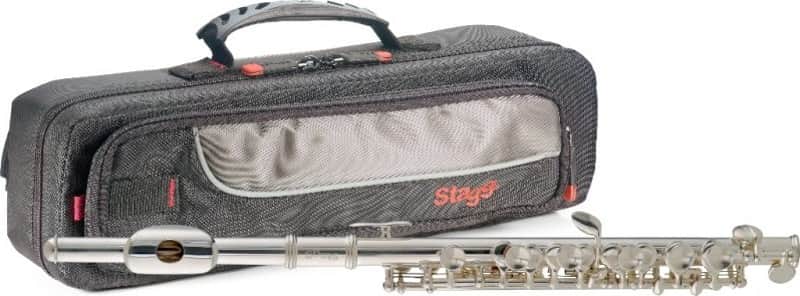 Stagg WS-PF211S C Piccolo Flute offset G Split E Mechanism w/Soft Case, Cleaning Cloth & Gloves image 1