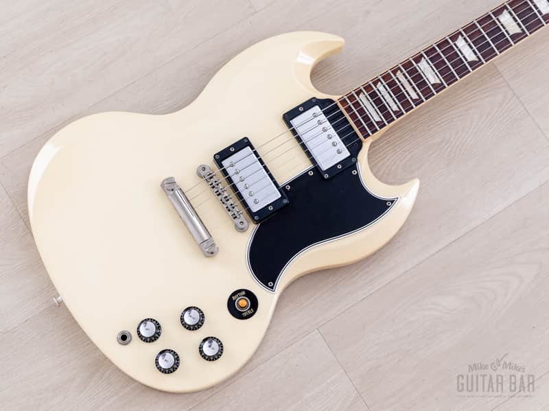 2010 Gibson Custom Shop Historic 1962 Les Paul SG Standard Polaris White VOS w/ Case, CoA