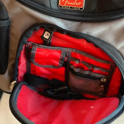 Fender Vintage Fender Promotional Backpack – Rare Fender Employee / Dealer Memorabilia 1990's - Black and Gray image 3