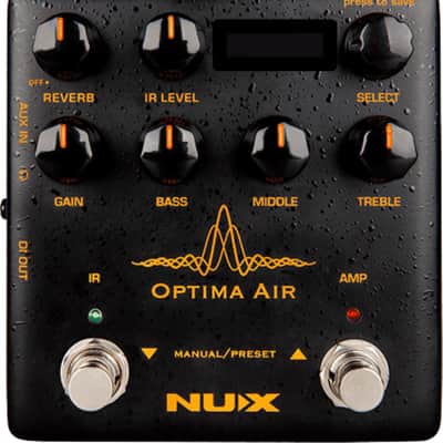 NUX Optima Air Preamp Acoustic Effects Pedal image 1