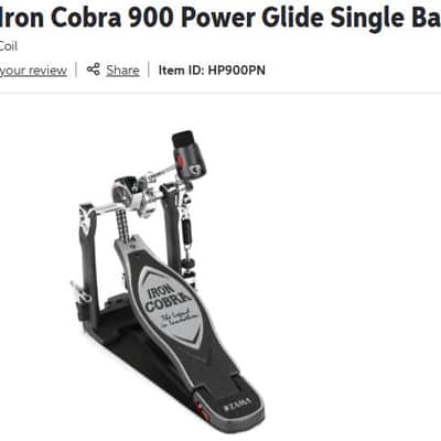 Tama HP900PN Iron Cobra 900 Series Power Glide Single Bass Drum Pedal image 20
