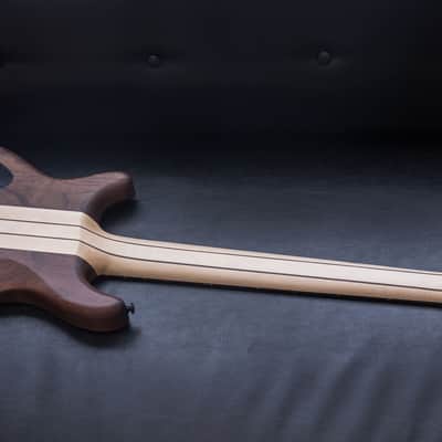 Jericho Guitars Baritone Edge 7 NT – Royal Blue Spalted Maple 2024 - Open Pore image 3