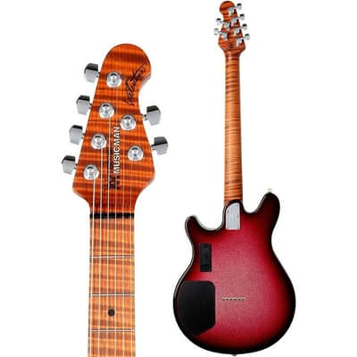 Ernie Ball Music Man Valentine Electric Guitar, Maroon Sparkle Burst - NEW! image 6