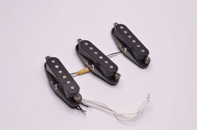 1979 Vintage Fender Stratocaster Grey Bottom Pickup Set 1970s USA image 1