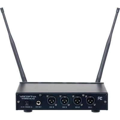 VocoPro Digital-Quad-H1 Four-Channel UHF Wireless Handheld Microphone System (902 to 910.7 MHz) image 3