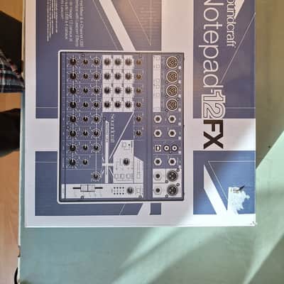 Soundcraft Notepad-12FX Small Format 12-Input Mixing Console 2010s - Blue image 2