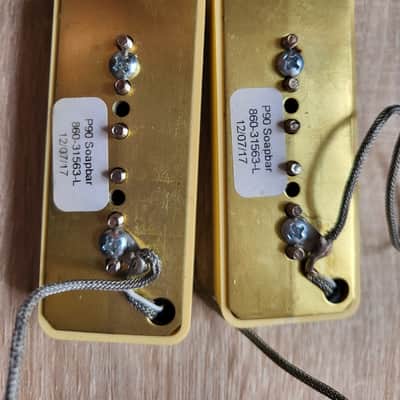 Gibson Custom Shop P90 Pickups 2017 - Cream image 2
