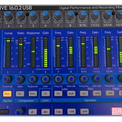 Presonus StudioLive 16.0.2 USB 16x2 Digital Mixer w/ Interface+Foldable Stand image 14