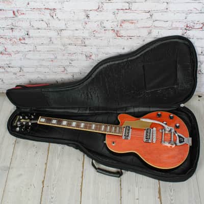 DeArmond - M77T Solid Body Electric Guitar - Trans Orange - w/Bag - x8576 - USED image 15