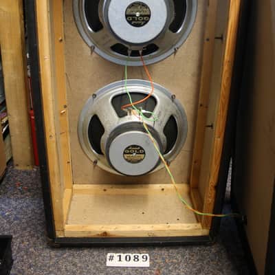 Custom Sound 2x12 speaker cab fitted with Marshall Gold 100w Celestion speakers, revAMPlified image 3