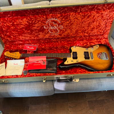 Fender 60th Anniversary '58 Jazzmaster Sunburst Staytrem Bridge image 1