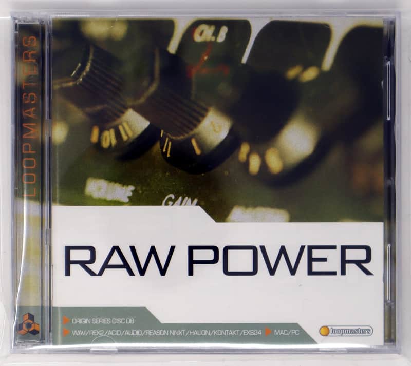Loopmasters Raw Power Sample Library/Sound Library/Sampling CD 2003 image 1
