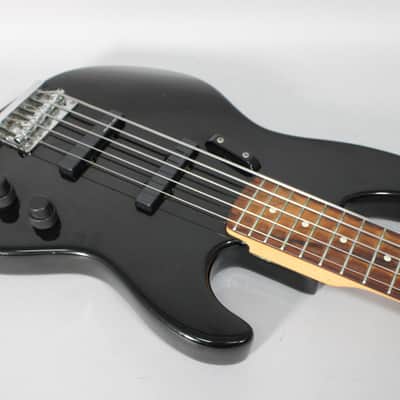 1993 Fender Jazz Bass Plus V 5-String Bass Black w/HSC image 9