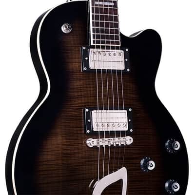 Guild Newark St Collection Aristocrat HH Electric Guitar in Trans Black Burst image 3