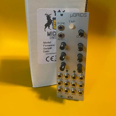Michigan Synth Works MicroGrids (µGrids) Topographic Trigger Sequencer 2024 - Silver image 1